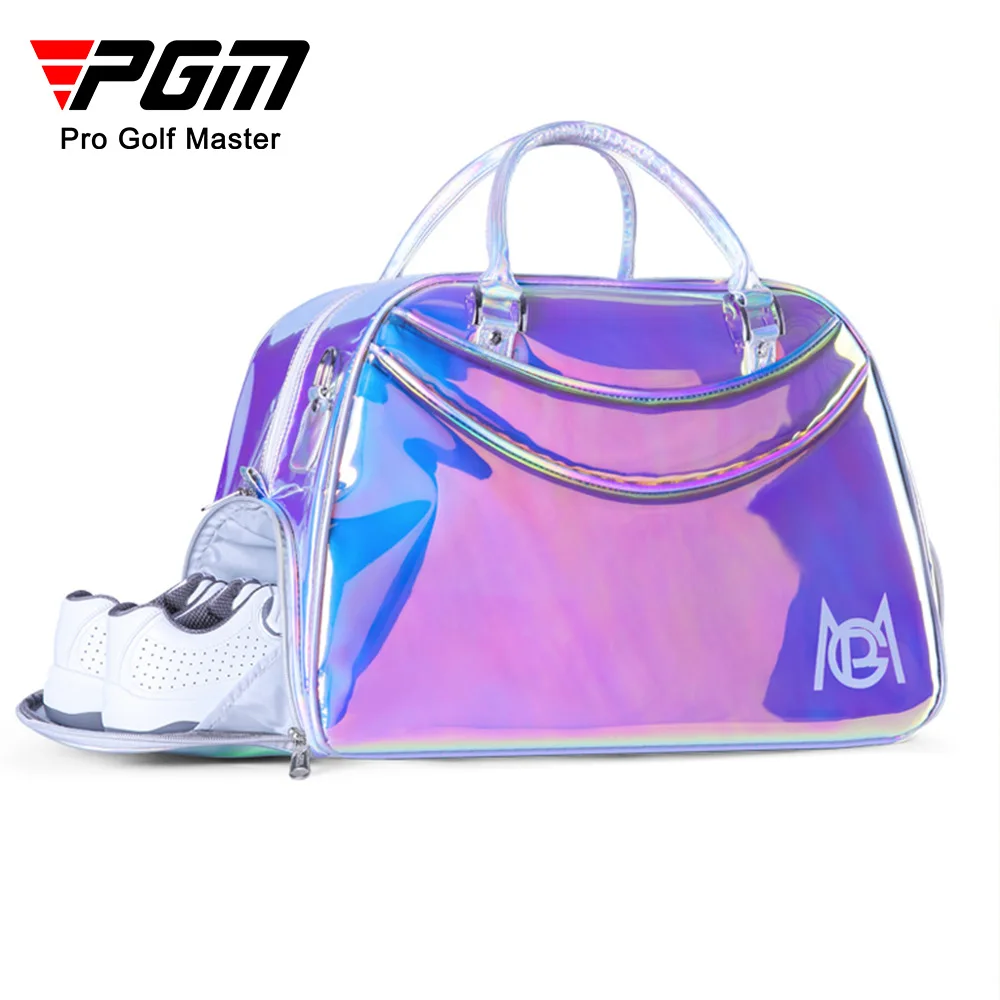 

Женская сумка для гольфа PGM Корейская версия красочные лазерные дамские сумки для гольфа легкая дорожная сумка YWB041