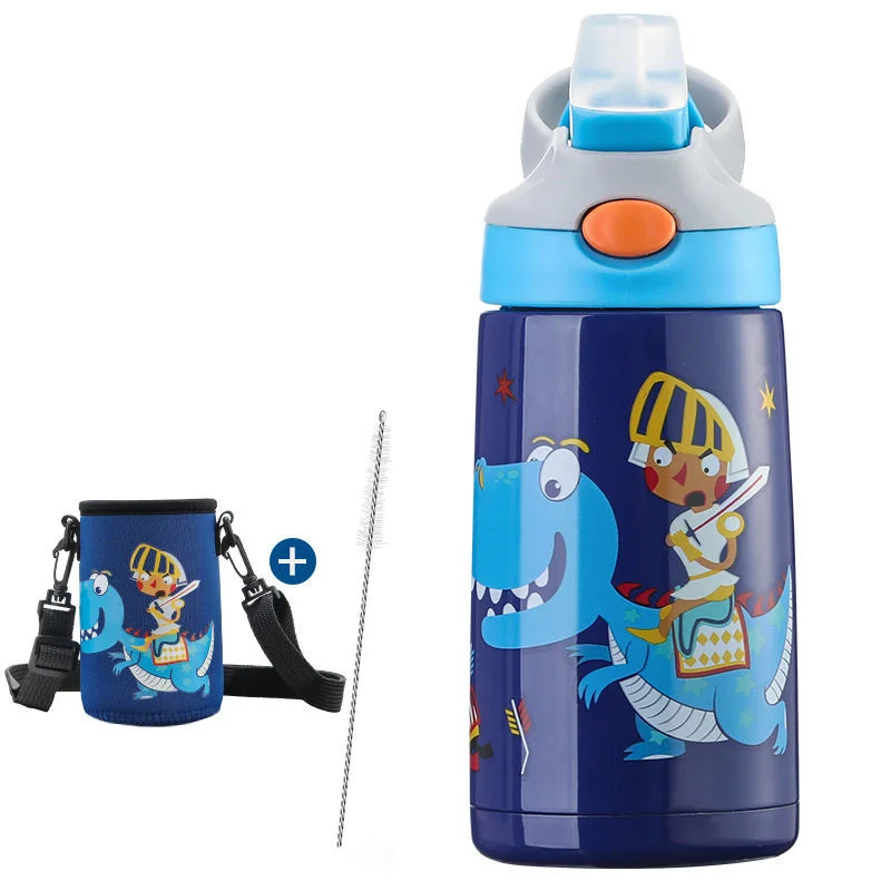 

Антибактериальная вакуумная колба из нержавеющей стали 316 для детей, термос, чашка, антиосенняя Детская Бутылочка для воды для детского сад...