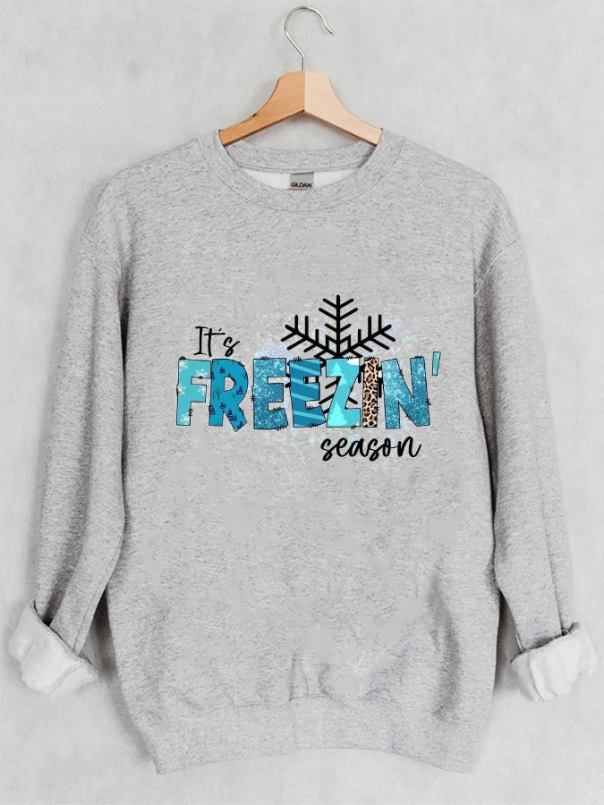 

Casual Letter Print Crewneck Sweatshirt