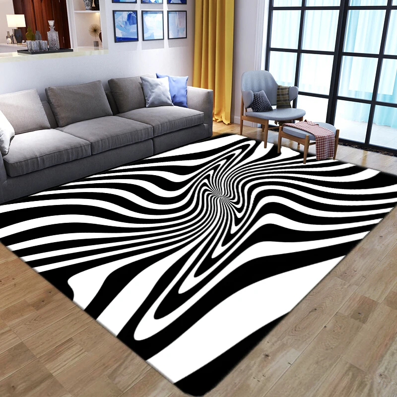 

Абстрактный стильный Домашний напольный коврик для гостиной, детский прикроватный коврик для спальни, дивана, нескользящий коврик для ванн...