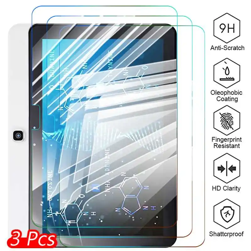 

3Pcs 9D Protective Tempered Glass For Samsung Galaxy Tab Advanced2 T583 Screen Protector Film