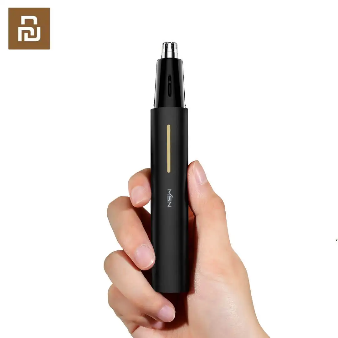 

Youpin MSN Electric Nose Hair Trimmer Portable Hair Temple Eyebrow Shaver Clipper Waterproof Safe Cleaner Tool Haircut Eyebrow