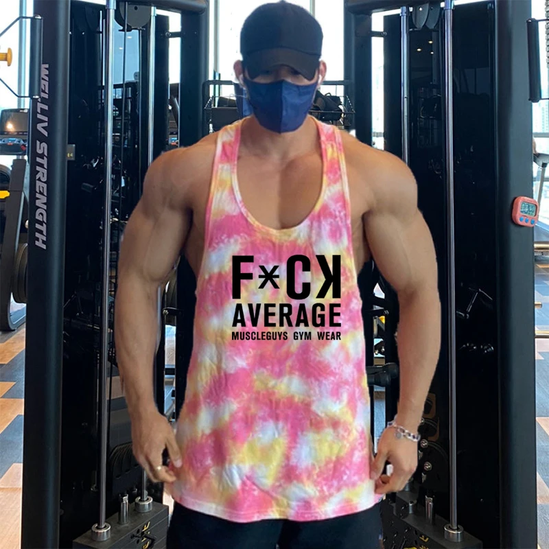 

New Fashion Gym Mens Clothing Camouflage Workout Tank Top Muscle Vest Fitness Sleeveless Quick Dry Mesh Camouflage Singlets