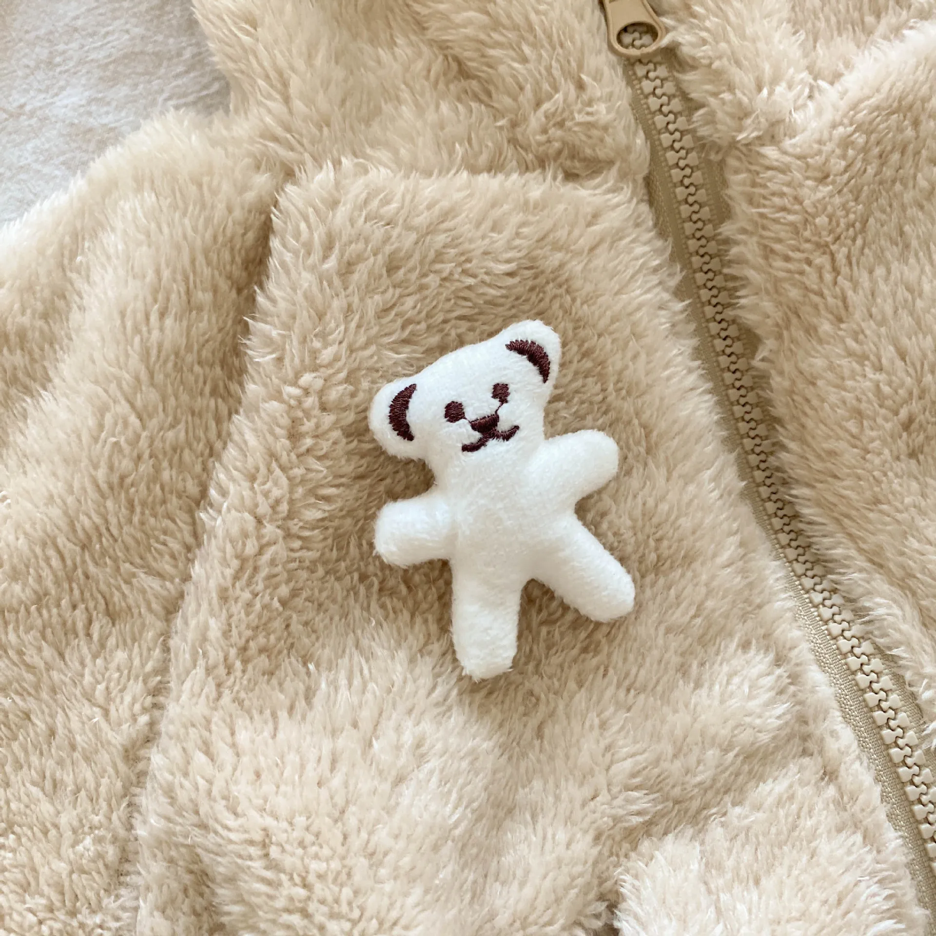 Детское пальто: Стиль Осень-зима толстый топ с капюшоном для зарубежных детей