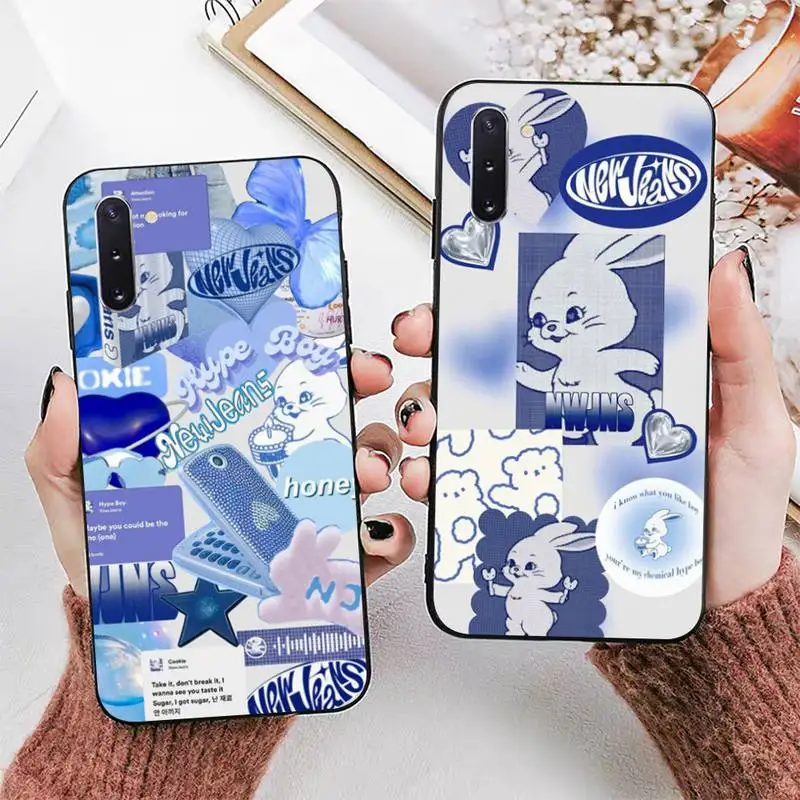 

Kpop NewJeans Phone Case for Samsung Note 5 7 8 9 10 20 pro plus lite ultra A21 12 72