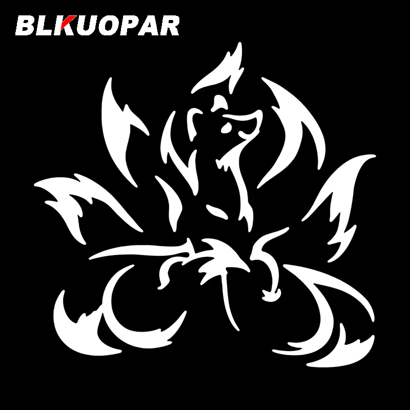 

BLKUOPAR пушистая лиса автомобильные наклейки солнцезащитный крем индивидуальные наклейки устойчивые к царапинам аксессуары холодильник водостойкий винил забавный декор
