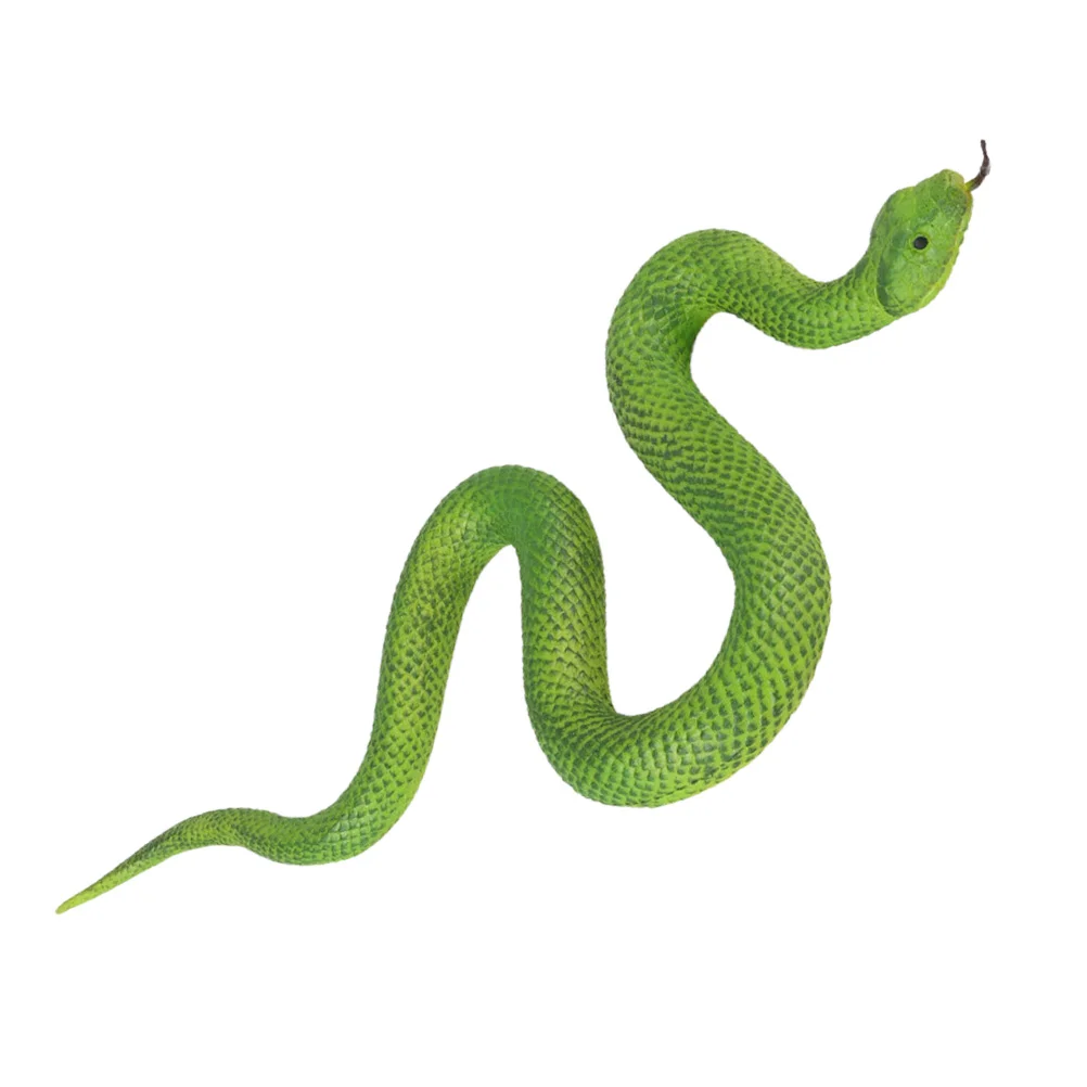 

Реалистичная игрушка-змея для детей, обучающая модель искусственной змеи (зеленая)