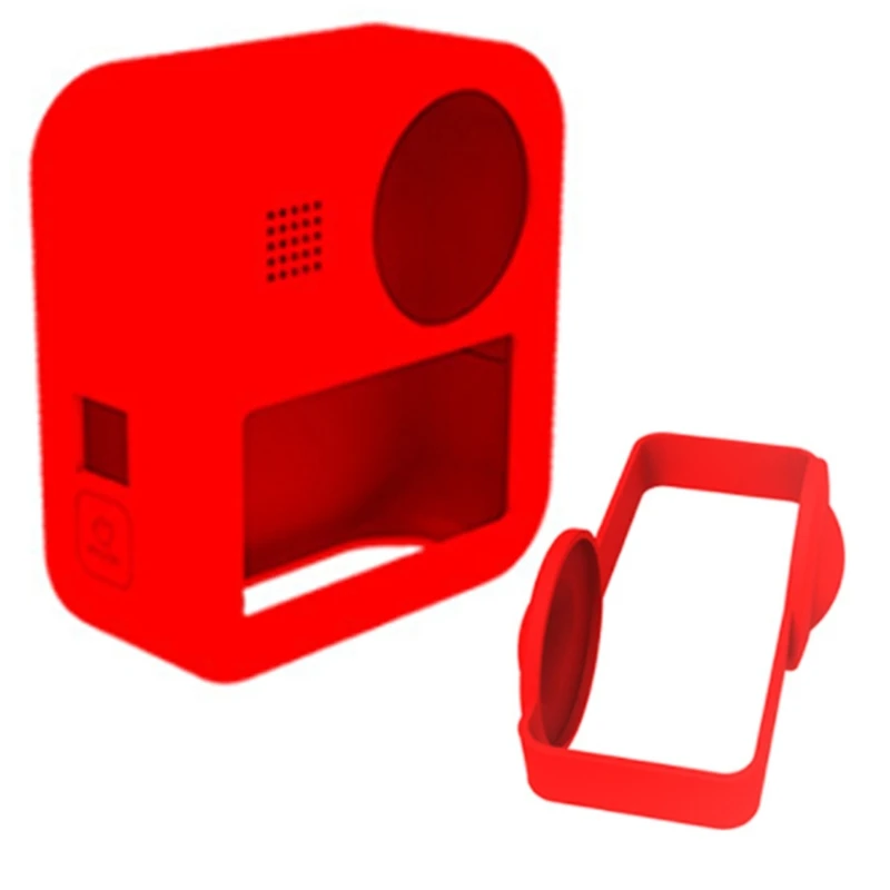 Soft Silicone Protective Housing Case Compatible for GoPro MAX 360 Sports Camera Professional Dome Lens Parts |