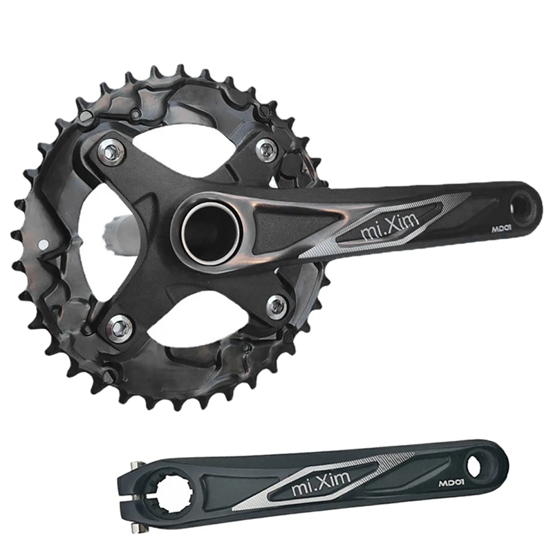 

Mi.Xim Bicycle Crankset Mountain Bike Round Hole Crank 170Mm 38T Bike Crank