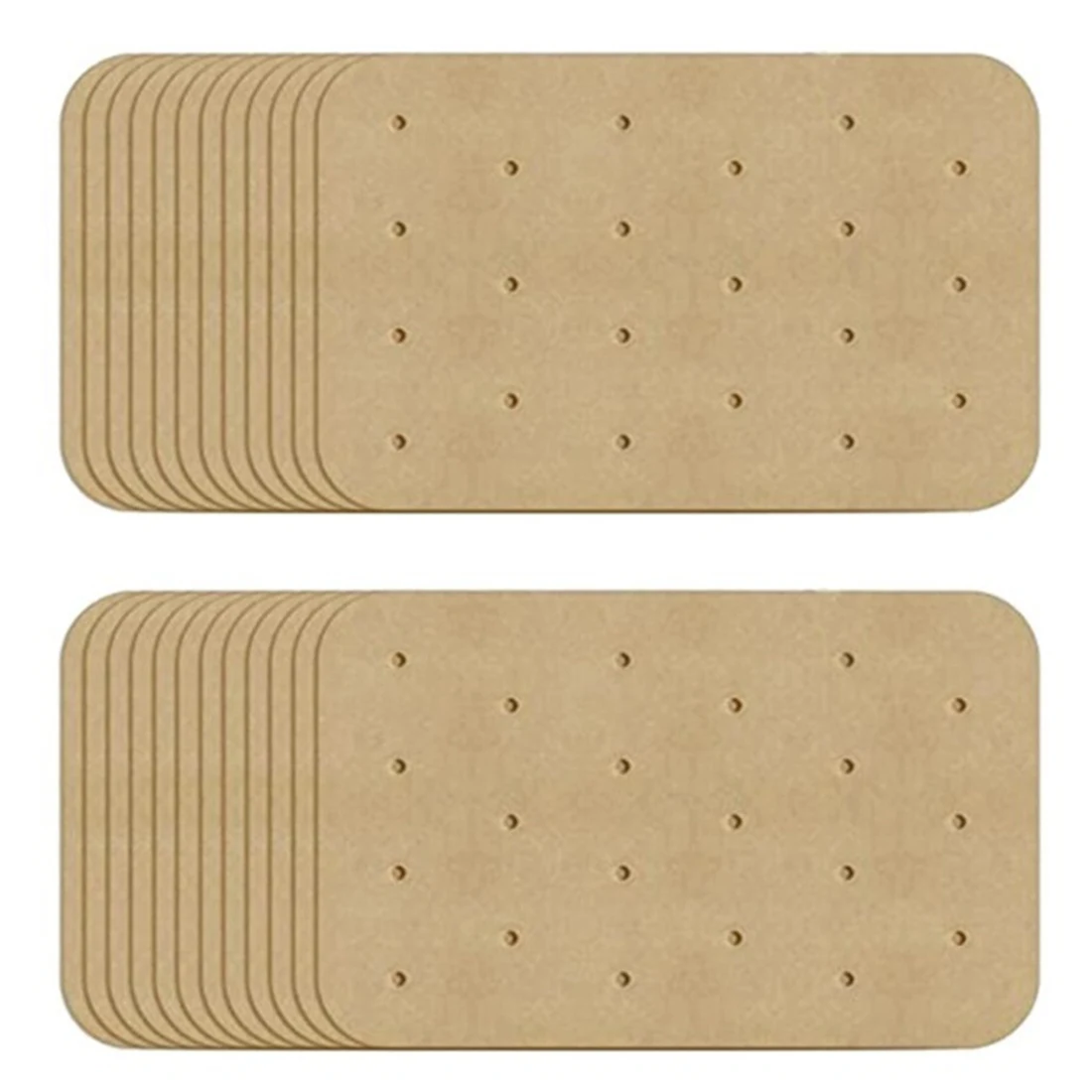 

200 Piece Air Fryer Parchment Liners for Ninja Foodi XL 6 in 1 Air Fryer Liners Pre-Cut Baking Mat for Ninja DZ201 FG551