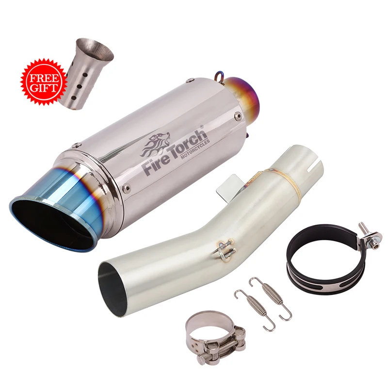 Модифицированная выхлопная труба средней длины мотоцикла с космическим мото дБ