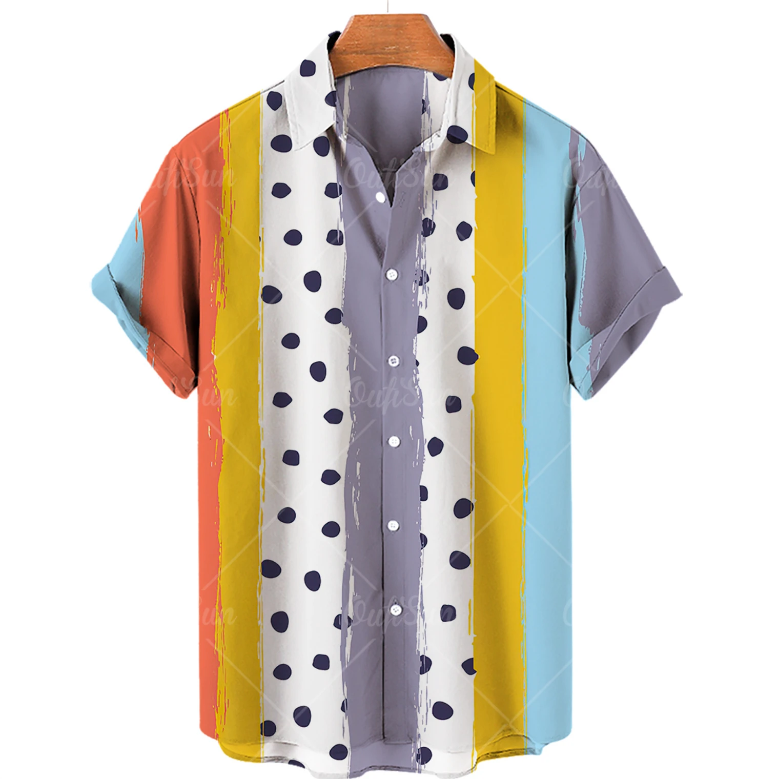 

3D Loose Breathable Hawaiian Shirt New Summer Men's Oversized Casual Fashion