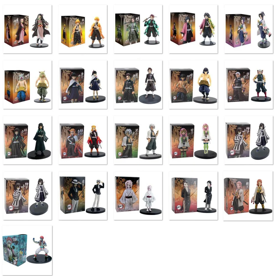 

10-16CM Demon Slayer Sabito Figurine Kimetsu No Yaiba Figure Kamado Tanjirou Agatsuma Zenitsu Nezuko Warrior PVC Model Toys
