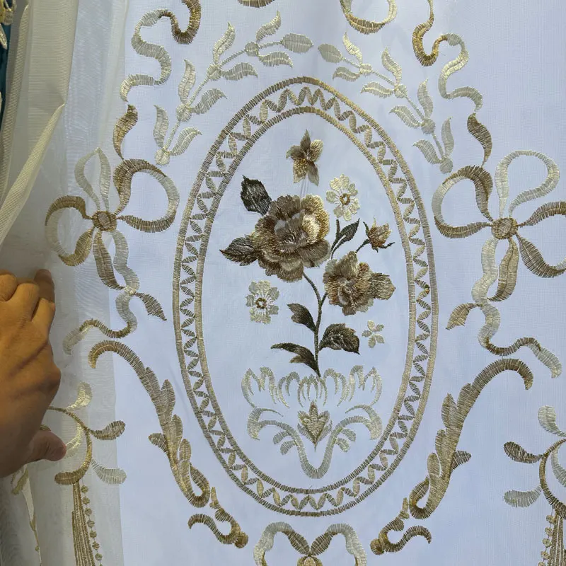 Высококачественные темно-зеленые бархатные бронзовые жаккардовые шторы для