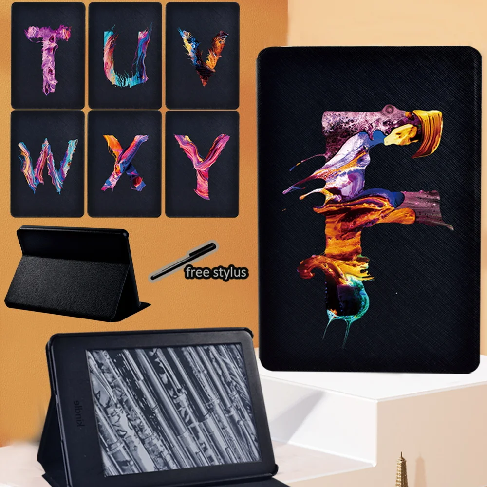 

Модный чехол для планшета Kindle Paperwhite 1 2 3 4 (10-е поколение)/10-е поколение 2019/8-е поколение 2016 флип-чехол из искусственной кожи с подставкой
