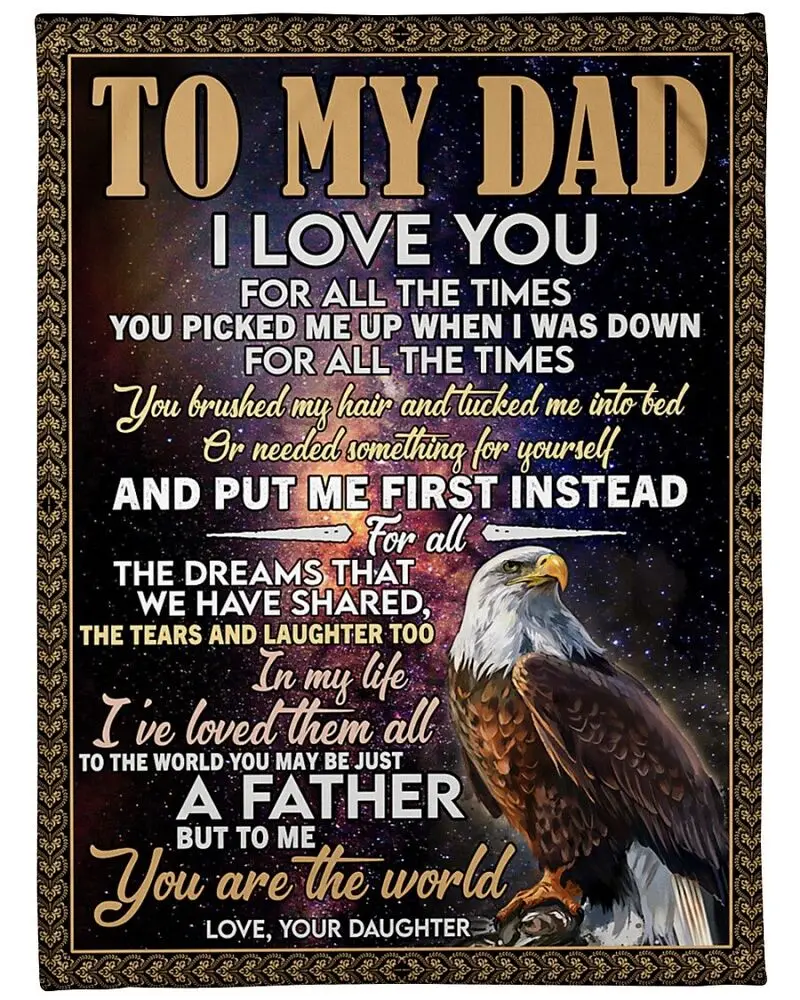 

Флисовое одеяло с изображением орла и галактики