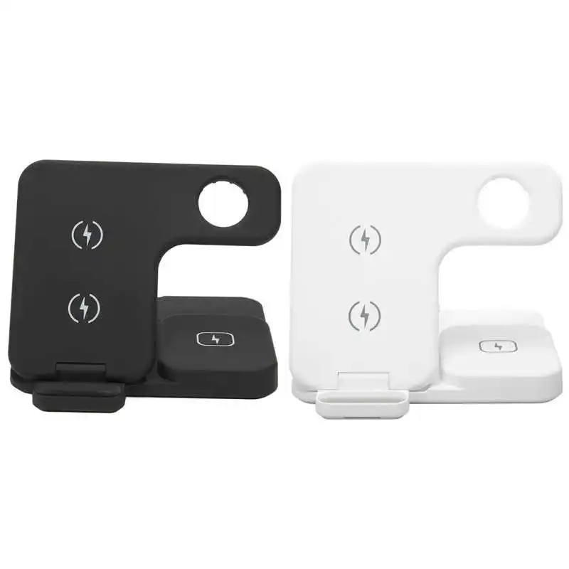 

Быстрая зарядная станция 3 в 1, беспроводное зарядное устройство 3 в 1 15 Вт для беспроводных устройств