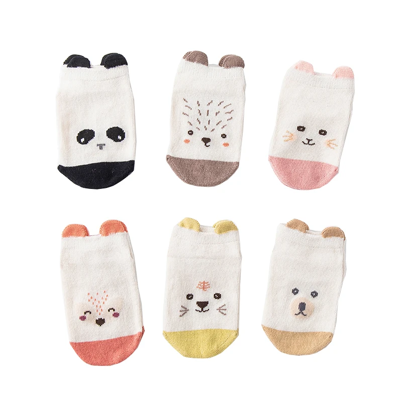 

Носки детские Нескользящие из чесаного хлопка, на весну и лето, 2022