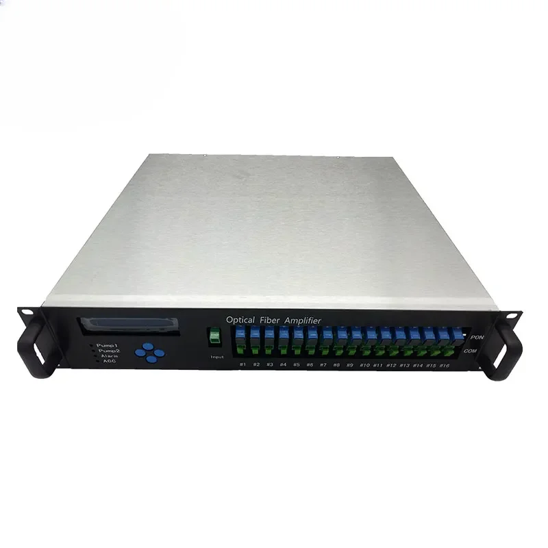 Волоконный усилитель edfa 1550 нм двойная мощность 16 портов 19 дбм с wdm EDFA