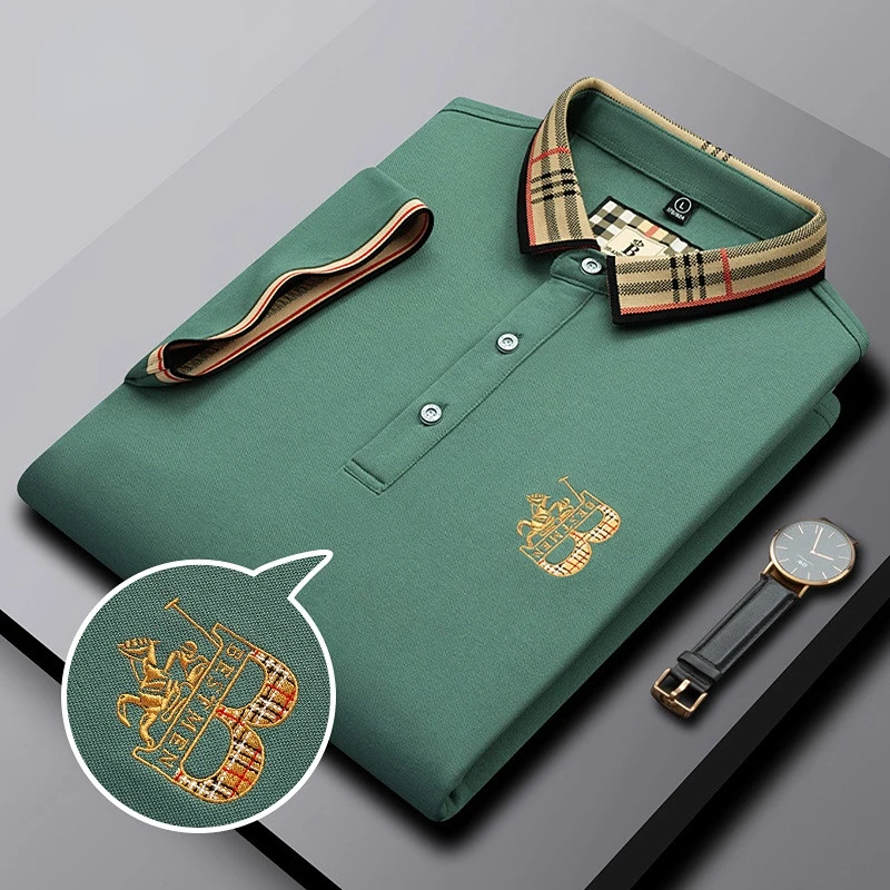 

2023 New High-end Summer Polo Premium Men's Top Embroidery Style