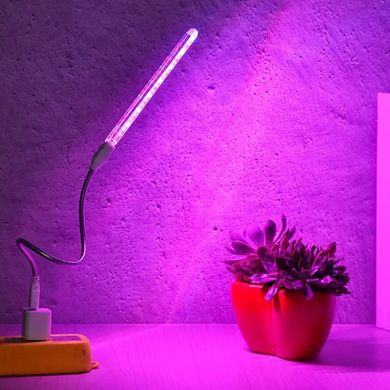 

1/2pcs Usb 5V LED Grow Light Full Spectrum Red Lamp Blue Phyto Grow Lamp Indoor Phytolamp for Plants Flowers Seedling Greenhouse