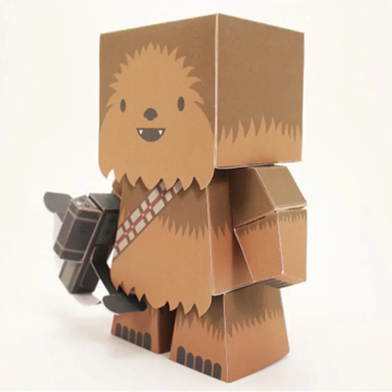 Бумажная модель LOYAL WOOKIE мини-3D фигурка куба рукоделие сделай сам для детей и