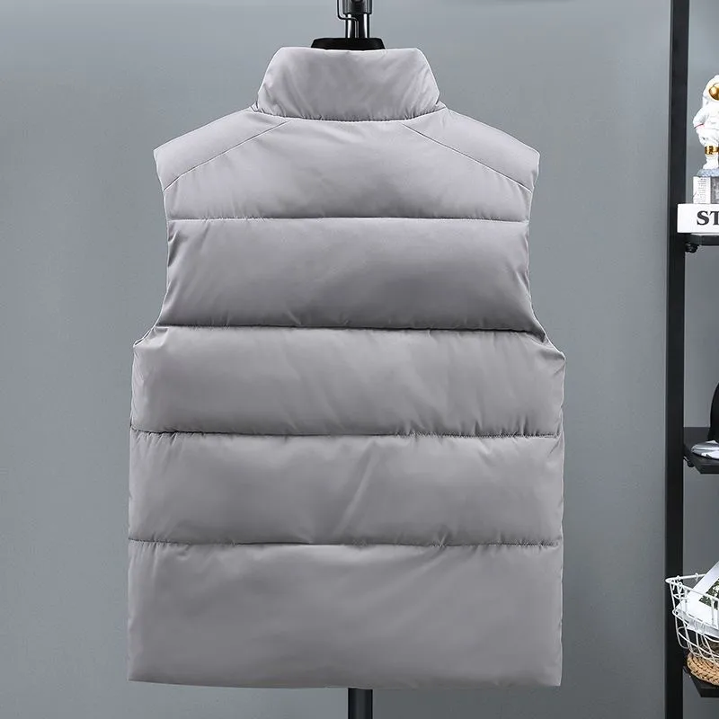 Мужской жилет для гольфа куртка модная хлопковая на молнии с большим карманом