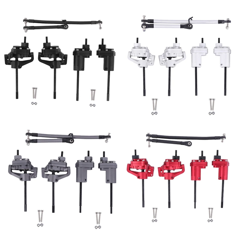 

Metal Front & Rear Portal Axle Upgrade For 1/10 RC Crawler Car Axial SCX10 II 90046 90047 AR44 Axle Parts