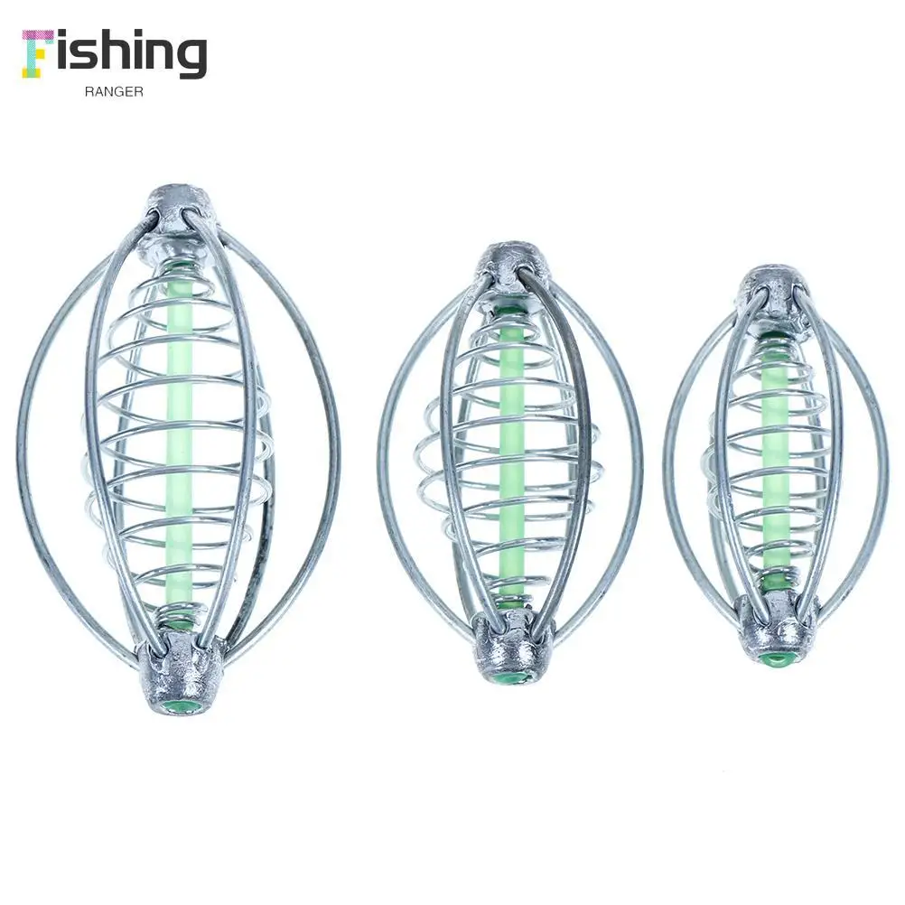 

Fishing feeder swim feeders spring lead sinker 5cm 6cm 7cm