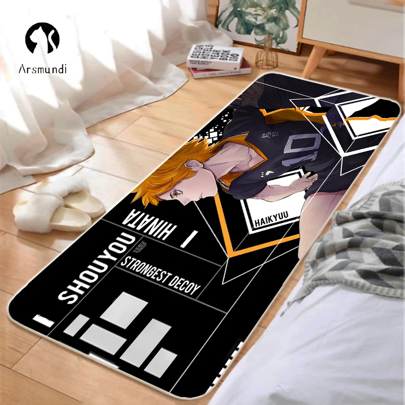 

Коврик для ног Haikyuu, напольные коврики для входной двери, пользовательские кухонные Коврики для спальни, ванной комнаты, ковер для ванной, ко...