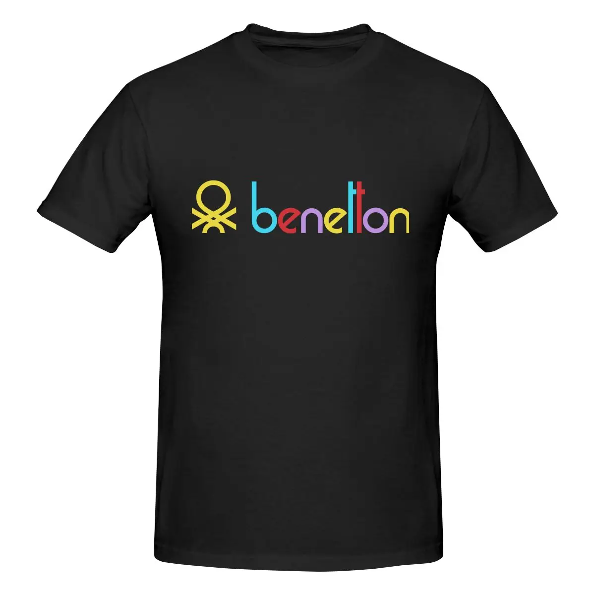 

Large Color United Of Benetton Italy 2023 new Men Streetwear Oversized T-Shirt Vintage Washed Harajuku Tee Cotton