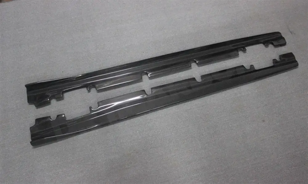 Для Benz A CLA Class W176 A160 A180 A250 A45 W117 CLA180 CLA45 AMG 2013-2017 Боковые юбки из углеродного волокна