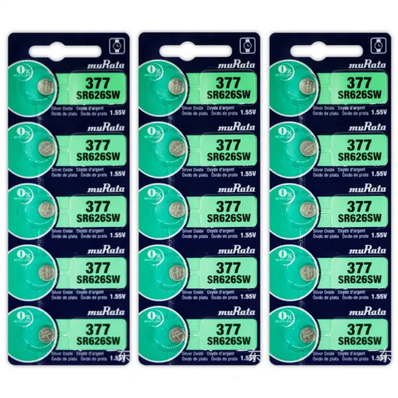5-60 шт. оригинальные батарейки для SONY AG4 377 SR626SW щелочная батарея-монета часов