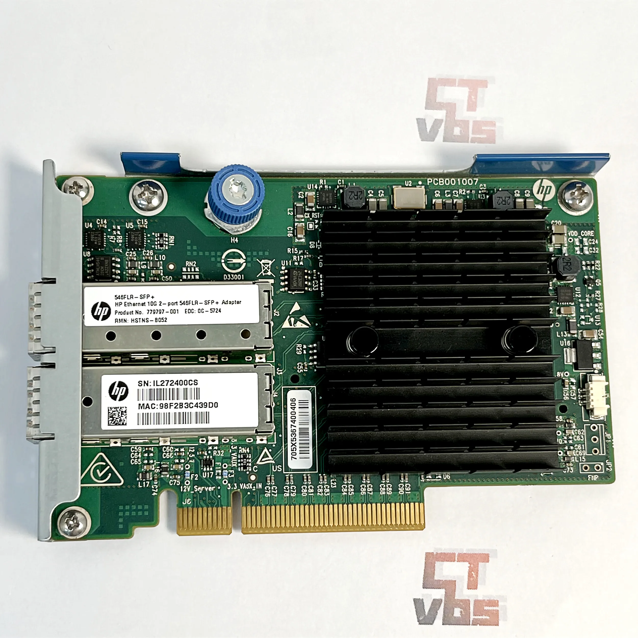 HP 790315-001 546FLR-SFP+ 10GbE 2-Port Ethernet Adapter 779797-001 / 779799-B21