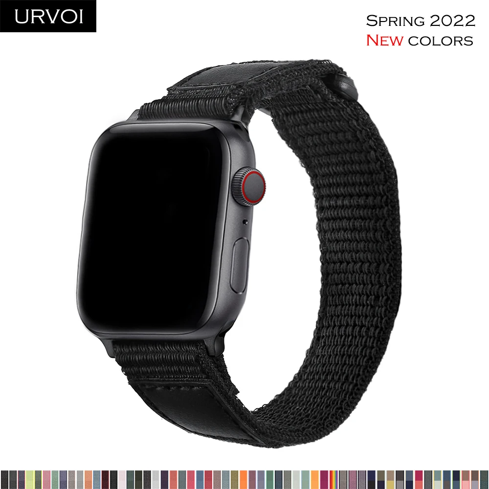 Ремешок URVOI для Apple Watch Sport loop series 8 7 6 SE 54321 ультраотражающий ремешок iwatch тканый