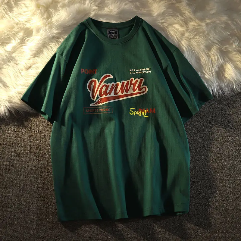 Футболка женская хлопковая черная с коротким рукавом в стиле Харадзюку летняя