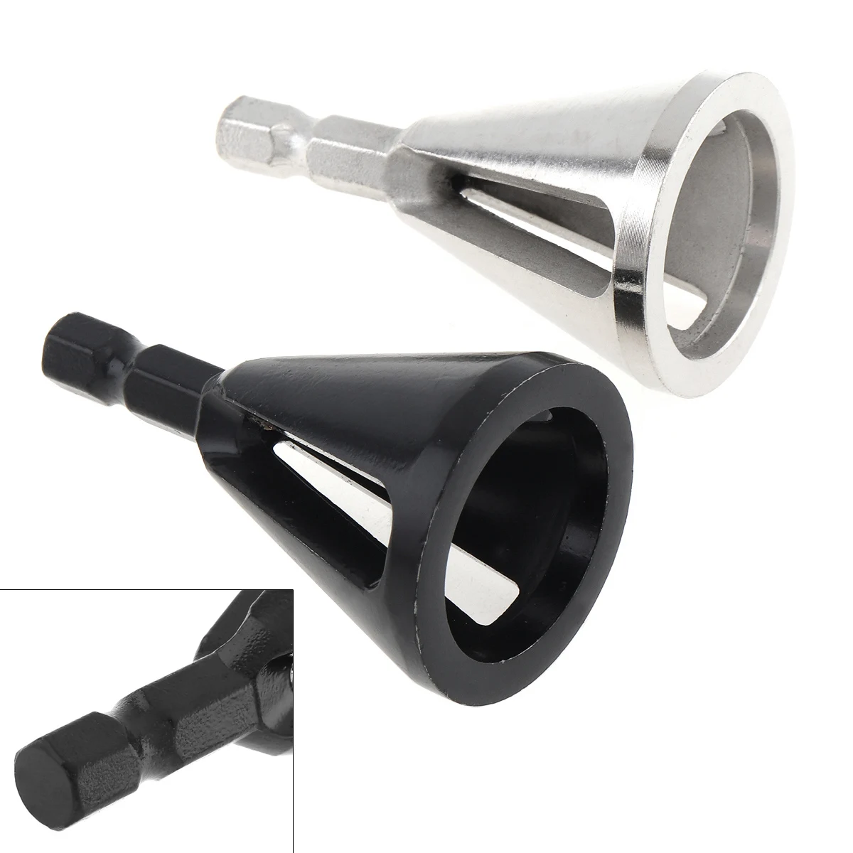 

Разборная фаска для удаления заусенцев с треугольной ручкой и шестью слотами для патрона, дрели, аксессуаров для электродрели