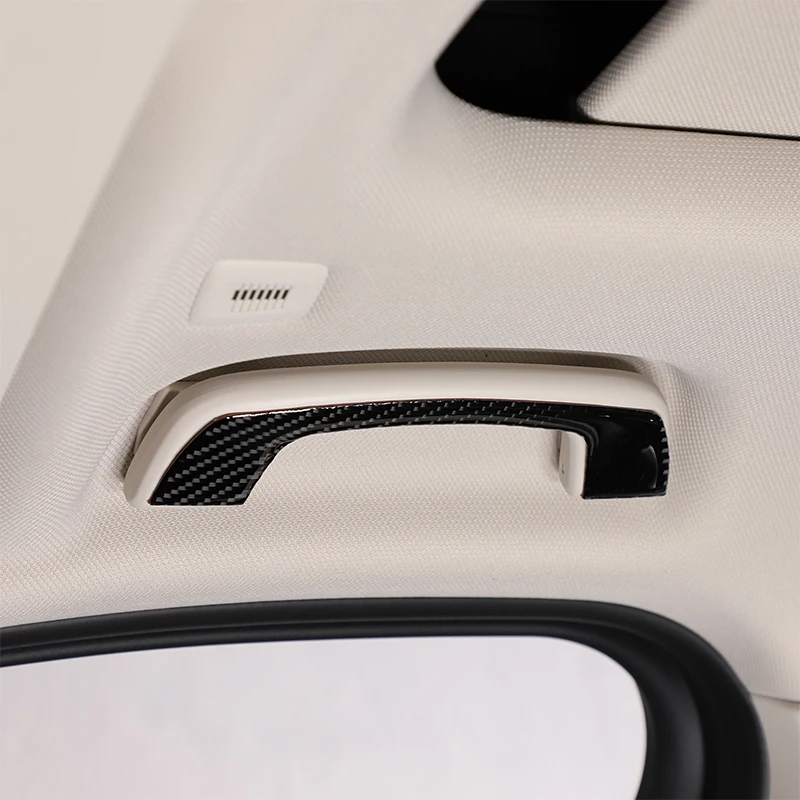 Мягкая крышка ручки крыши автомобиля из углеродного волокна для BMW X1 iX1 U11 2023-2024