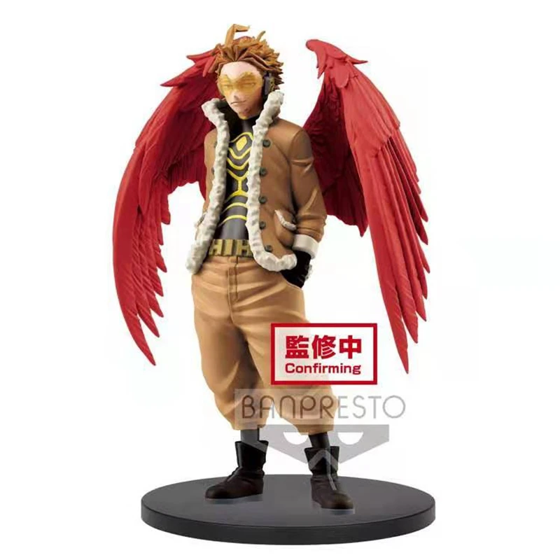 

Original Banpresto Age Of Heros AOG HAWKS Red Riot Collection Action Figure My Hero Academia Anime Brinquedos Anime Figurals