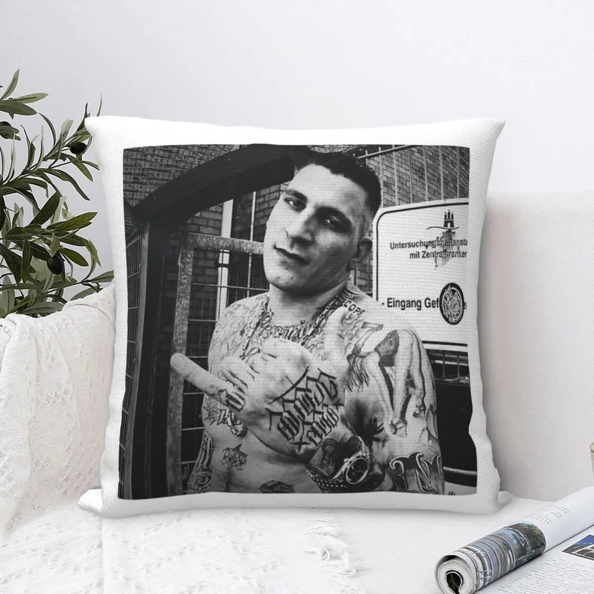 

Gzuz Printed pillowcase bedroom sofa chair car waist pillowcase home party cushion cover