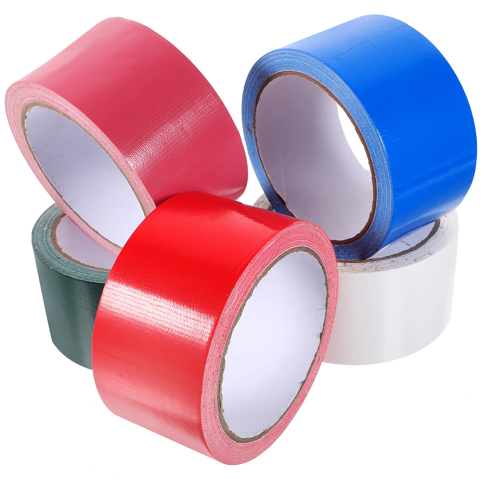 

5 Rolls Colored Duct Tape Heavy Duty Plumbing Repair Carpet Colorful Decor for Crafts Floor Pipes Adhesive Tapes