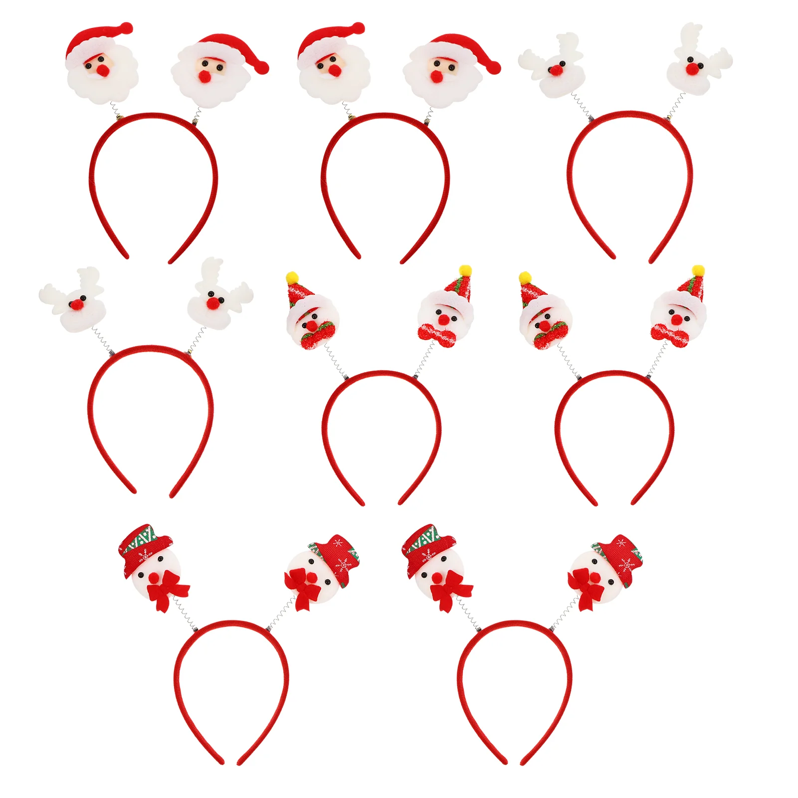 

Christmas Headband Santa Hair Xmas Tree Headwear Snowman Hoop Party Bandheadbands Headpiecehat Claus Headdress Favors Accessory