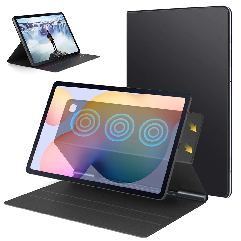 

Чехол для планшета Galaxy Tab S6 Lite 2020, ультратонкий умный чехол-книжка, магнитный поглощающий чехол для Galaxy Tab S7 T870/T875