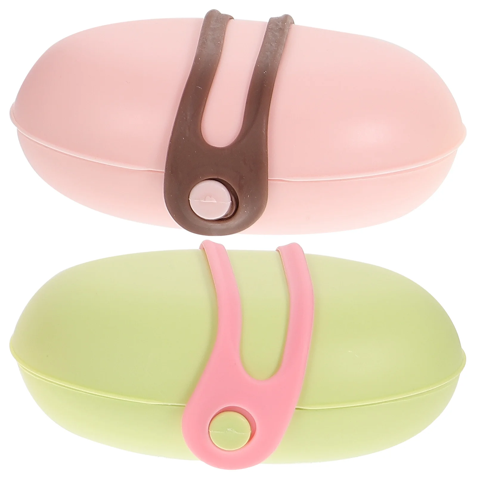 

2 pcs Bar Soap Case Portable Bar Soap Container Bathroom Bar Soap Box Travel Soap Box with Lids