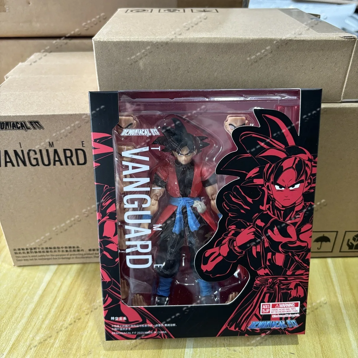 Фото В наличии: Фигурка Dragon Ball Demoniacal Fit DF SHF Гоку Time Vanguard Trump Card Legendary Berserker, модель игрушки, подарок №1