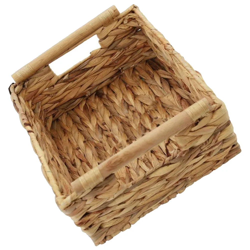 

Rattan Storage Basket Desktop Toys Hand-woven Snack Decorative Handwoven Sundries Organizer Baskets