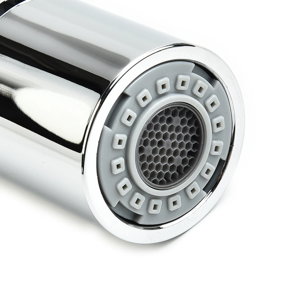 

Pull Out Spray Head ABS Plastic Replace Universal Kitchen Sink Faucet Basin Mixer Tap Silver Swivel Spout Diffus