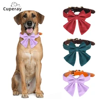 soft comfy bow tie dog collardetachable adjustable bow tie collar rivet reinforced wear resistant for small medium large pet
