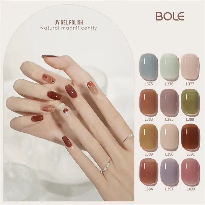

Semi Permanent Gel Nail Polish Ice Tea Nail Polish Gel Diy Nails Nail Art Polish Gel 30 Colors Nail Varnishes Nail Accessories