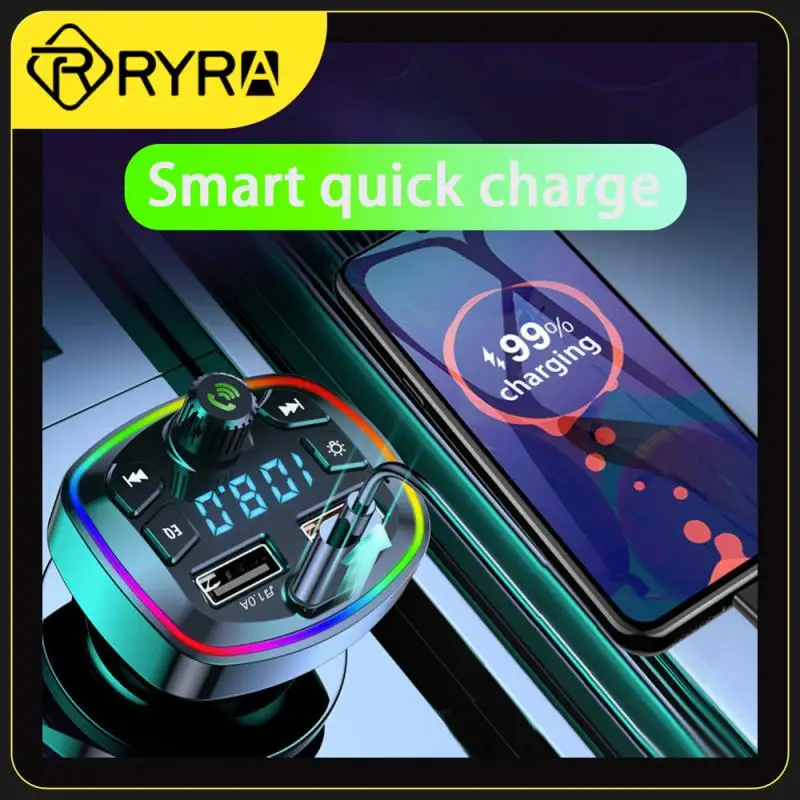 

Автомобильный FM-трансмиттер RYRA 5,0 с Bluetooth и двумя USB-портами